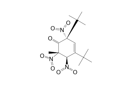 2,4-DI-TERT.-BUTYL-6-METHYL-R-2,TRANS-5,CIS-6-TRINITROCYCLOHEX-3-ENONE