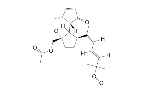 (4R,9S,13Z,16E)-12-ACETOXY-4-HYDROPEROXY-4,10-SECOSPATA-2,13(15),16-TRIEN-10-ONE