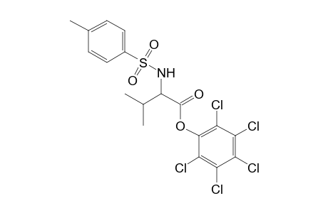 N-(p-TOLYLSULFONYL)-DL-VALINE, PENTACHLOROPHENYL ESTER