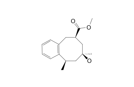 METHYL-(6RS,8RS,10RS)-8-HYDROXY-8,10-DIMETHYL-5,6,7,8,9,10-HEXAHYDRO-BENZO-[8]-ANNULENE-6-CARBOXYLATE