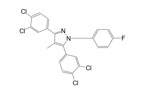 3,5-bis(3,4-dichlorophenyl)-1-(4-fluorophenyl)-4-methyl-1H-pyrazole