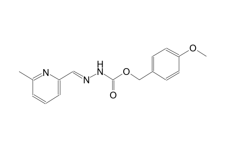 4-methoxybenzyl (2E)-2-[(6-methyl-2-pyridinyl)methylene]hydrazinecarboxylate