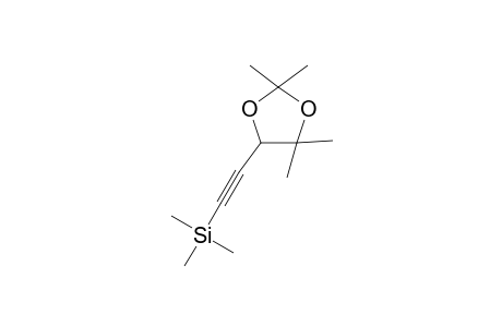 Trimethyl-[2-(2,2,5,5-tetramethyl-1,3-dioxolan-4-yl)ethynyl]silane