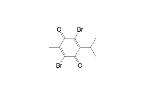 2,5-Dibromo-6-isopropyl-3-methyl-1,4-benzoquinone