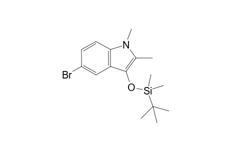 5-Bromo-3-(tert-butyldimethylsiloxy)-1,2-dimethyl-1H-indole