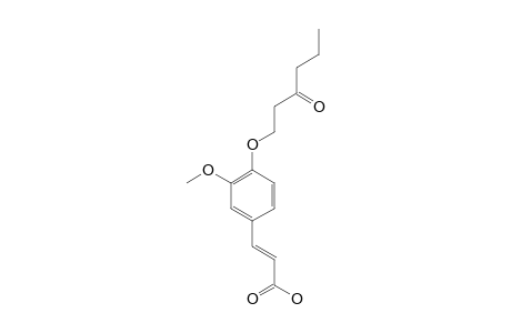 TRANS-FERULIC-ACID-O-HEXAN-3-O-ONYLETHER