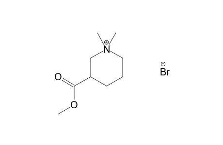 3-CARBOXY-1,1-DIMETHYLPIPERIDINIUM BROMIDE, METHYL ESTER