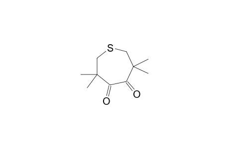 4,5-Thiepanedione, 3,3,6,6-tetramethyl-