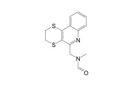 5-(N-METHYL-N-FORMYLAMINOMETHYL)-2,3-DIHYDRO-1,4-DITHIINO-[5,6-C]-QUINOLINE;CONFORMER-(E)