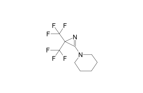 2,2-BIS(TRIFLUOROMETHYL)-3-PIPERIDINOAZIRINE