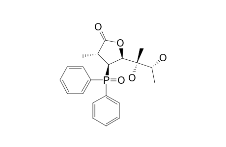 (3RS,4SR,5SR)-4-DIPHENYLPHOSPHINOYL-5-[(1SR,2RS)-1,2-DIHYDROXY-1-METHYLPROPYL]-3-METHYLTETRAHYDROFURAN-2-ONE;ANTI,SYN-ISOMER