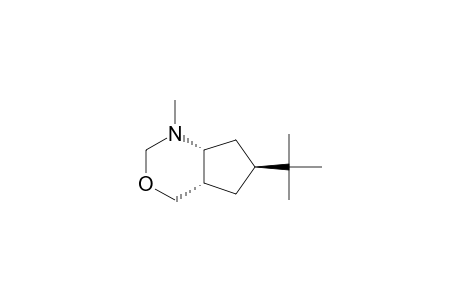 (4R*,5S*,8S*)-8-TERT.-BUTYL-3-METHYLCYCLOPENTA-[D]-TETRAHYDRO-1,3-OXAZINE