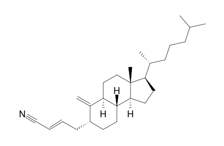 1,2-seco-2-Cyano-19-nor-5.alpha.-cholest-1(10)-ene