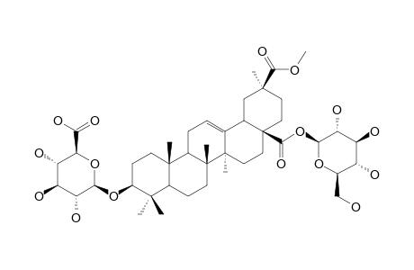 TALINUMOSIDE-I;3-O-BETA-[GLUCURONOPYRANOSYL]-METHYL-SPERGULAGENATE-28-O-[GLUCOPYRANOSYL]-ESTER