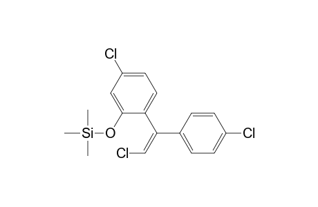 1-Chloro-2-[2-(trimethylsilyloxy)-4-chlorophenyl]-2-(4'-chlorophenyl) ethylene