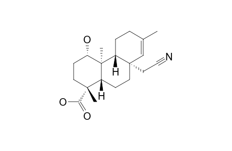 ENT-8-BETA-CYANOMETHYL-1-BETA-HYDROXY-13-METHYL-13-PODOCARPEN-19-OIC_ACID