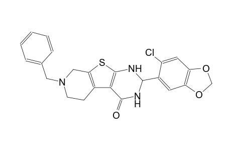 7-benzyl-2-(6-chloro-1,3-benzodioxol-5-yl)-2,3,5,6,7,8-hexahydropyrido[4',3':4,5]thieno[2,3-d]pyrimidin-4(1H)-one