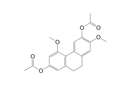 CALLOSIN_DIACETATE;2,6-DIACETOXY-4,7-DIMETHOXY-9,10-DIHYDROPHENANTHRENE