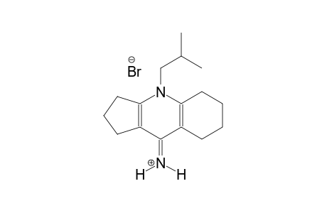 9H-cyclopenta[b]quinolin-9-iminium, 1,2,3,4,5,6,7,8-octahydro-4-(2-methylpropyl)-, bromide