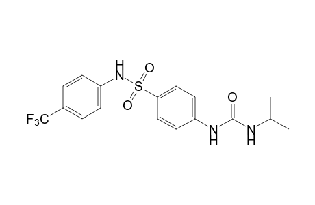 1-ISOPROPYL-3-{p-[(alpha,alpha,alpha-TRIFLUORO-p-TOLYL)SULFAMOYL]PHENYL}UREA