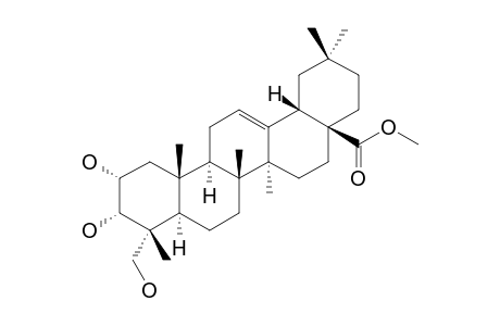 METHYL-3-ISOARJUNOLATE;METHYL-2-ALPHA,3-ALPHA,22-TRIHYDROXYOLEAN-12-EN-28-OATE