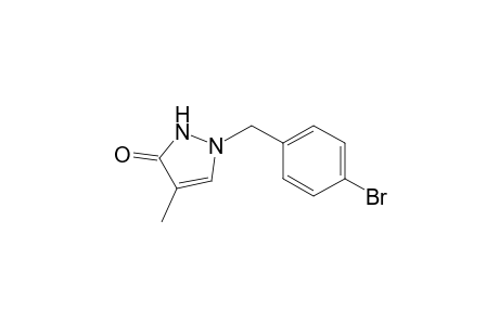 3H-pyrazol-3-one, 1-[(4-bromophenyl)methyl]-1,2-dihydro-4-methyl-