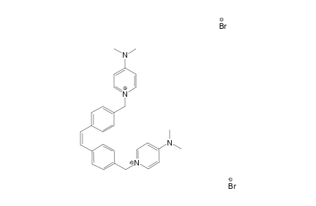 CIS-1,1'-[STILBENE-4,4'-DIYLBIS-(METHYLENE)]-BIS-[(4-DIMETHYLAMINO)-PYRIDINIUM]-DIBROMIDE