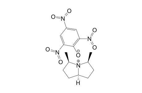 2,3,5,7,7A-ALPHA-HEXAHYDRO-3-BETA,5-BETA-DIMETHYL-1H-PYRROLIZINE-PICRATE