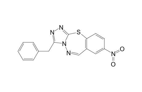 3-Benzyl-8-nitro-[1,2,4]triazolo[3,4-b][1,3,4]benzothiadiazepine