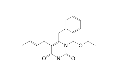 6-BENZYL-5-BUT-2-ENYL-1-ETHOXYMETHYL-1H-PYRIMIDINE-2,4-DIONE