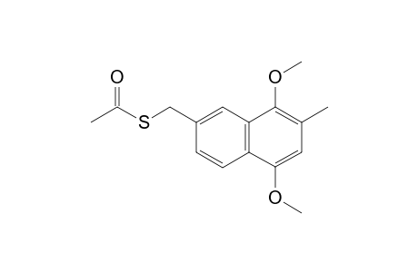 S-[(5,8-DIMETHOXY-7-METHYL-NAPHTHALEN-2-YL)-METHYL]-ETHANETHIONATE