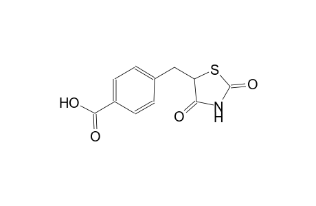 4-[(2,4-dioxo-1,3-thiazolidin-5-yl)methyl]benzoic acid