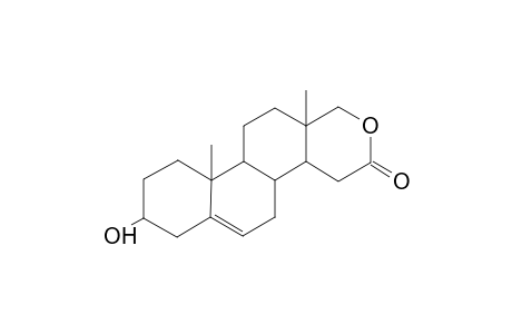 10a,12a-dimethyl-8-oxidanyl-1,4,4a,4b,5,7,8,9,10,10b,11,12-dodecahydronaphtho[2,1-f]isochromen-3-one