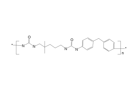 Poly(ureylene-2-dimethylpentamethyleneureylene-1,4-phenylenemethylene-1,4-phenylene); copoly(urea), aliphatic-aromatic