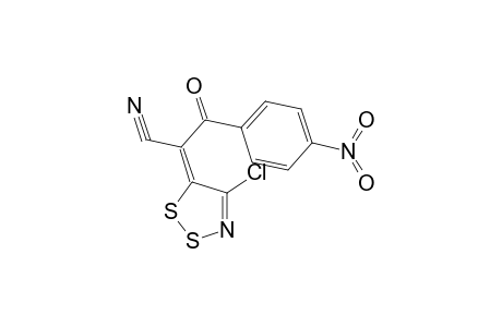 Propanenitrile, 2-(4-chloro-5H-1,2,3-dithiazol-5-ylidene)-3-(4-nitrophenyl)-3-oxo-