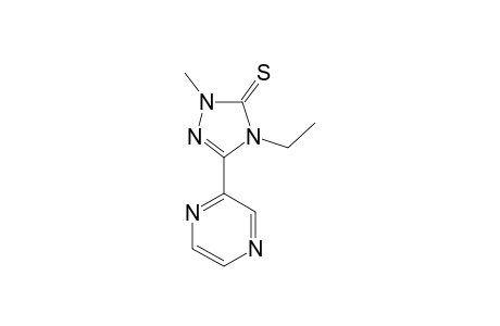 4-ETHYL-2-METHYL-5-(2'-PYRAZINYL)-1,2,4-TRIAZOLE-3-THIONE