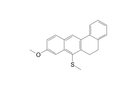 5,6-Dihydro-9-methoxy-7-(methylthio)benzo[a]anthracene