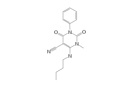 6-(BUTYLAMINO)-5-CYANO-1-METHYL-3-PHENYL-1H,3H-PYRIMIDIN-2,4-DIONE