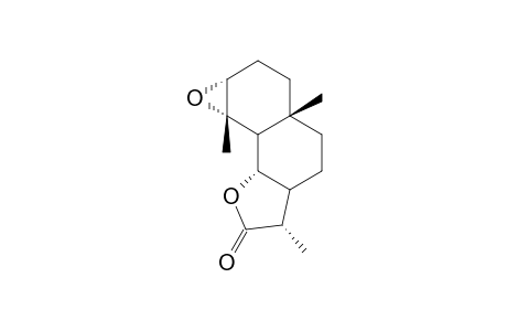 3.alpha.,4.alpha.-Epoxy-5.alpha.H, 7.alpha.H, 6.beta.H, 11.beta.H-eudesman-6,12-olide