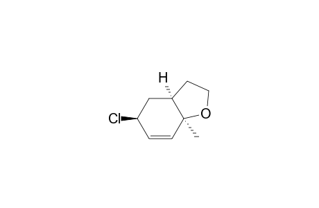 5-Chloro-7a-methyl-2,3,3a,4,5,7a-hexahydro-(3a.alpha.,5.beta.,7a.alpha.)-benzofuran