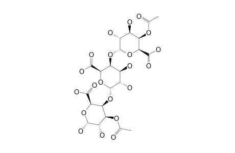 4-O-ACETYL-ALPHA-D-GALACTURONOPYRANOSYL-(1->4)-ALPHA-D-GALACTURONOPYRANOSYL-(1->4)-3-O-ACETYL-ALPHA-D-GALACTURONOPYRANOSIDE