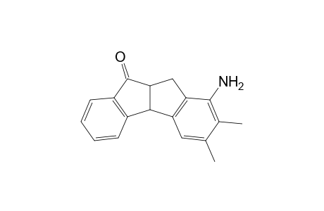 1-Amino-2,3-dimethyl-9a,10-dihydro-4bH-indeno[1,2-a]inden-9-one