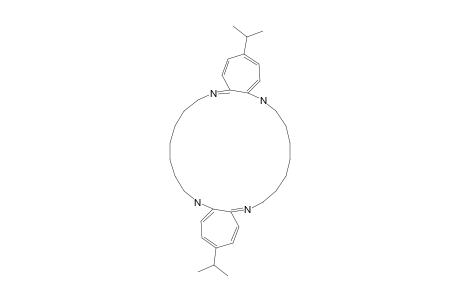 3,17-DIISOPROPYL-6,7,8,9,10,11,12,13,20,21,22,23,24,25,26,27-HEXADECAHYDRODICYCLOHEPTA-[B,M]-[1,4,12,15]-TETRAAZACYCLODOCOSINE