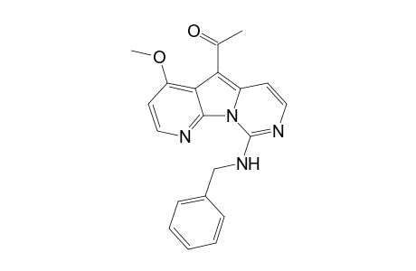 9-Benzylamino-5-acetyl-4-methoxypyrido[3',2':4,5]pyrrolo[1,2-c]pyrimidine