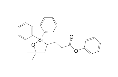 3-[2-(Phenoxycarbonyl)ethyl]-5,5-dimethyl-2,2-diphenyl-1,2-oxazololane