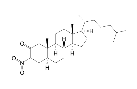 3-Nitro-5.alpha.-chloestan-2-one