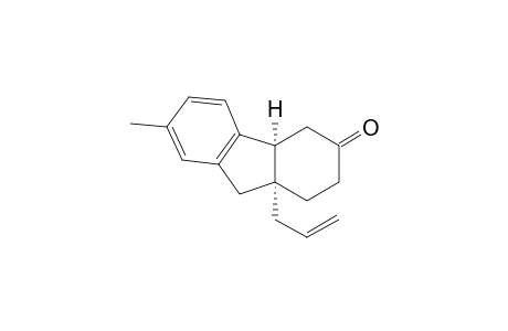 (4aS,9aR)-9a-allyl-7-methyl-4,4a,9,9a-tetrahydro-1H-fluoren-3(2H)-one