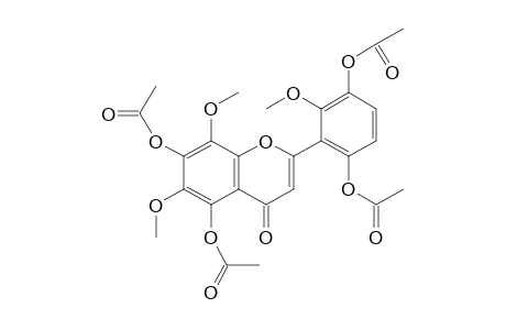 5,7,3',6'-TETRAHYDROXY-6,8,2'-TRIMETHOXYFLAVONE_TETRAACETATE