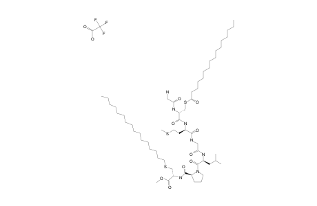 GLYCYL-S-PALMITOYL-L-CYSTEYL-L-METHIONYLGLYCYL-L-LEUCYL-L-PROLYL-S-HEXADECYL-L-CYSTEINE-METHYLESTER-HYDROTRIFLUOROACETATE