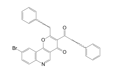 9-BROMO-3-CINNAMOYL-2-STYRYL-4H-PYRANO[3,2-c]QUINOLIN-4-ONE